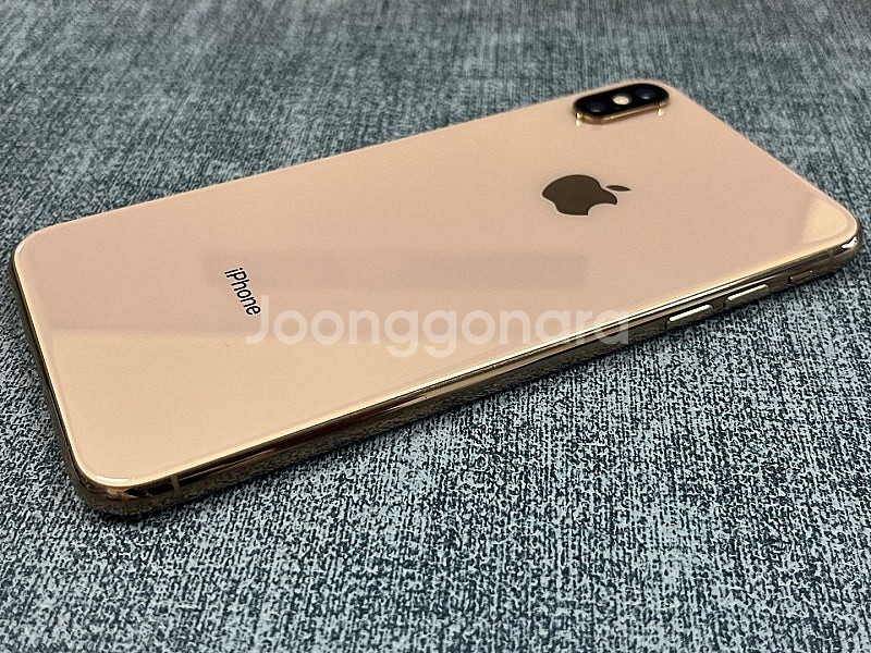 아이폰XS MAX 골드 64G 외관 깨끗한 A급 단말기 실사용 추천 정상해지 25만원 판매합니다--8